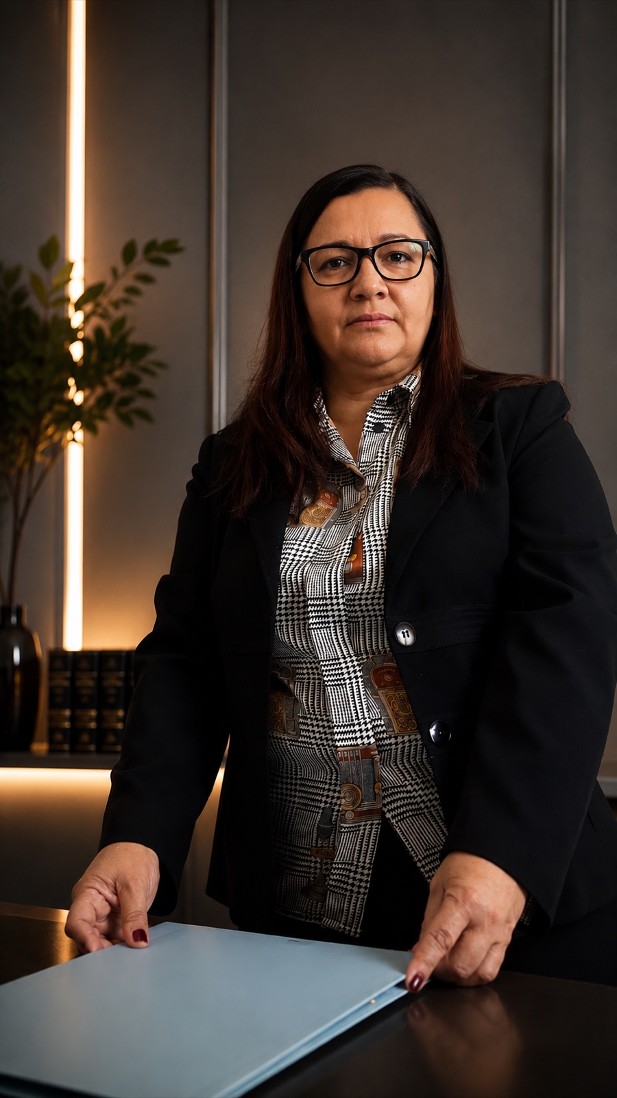 Dra. Joceny de Menezes em seu escritório